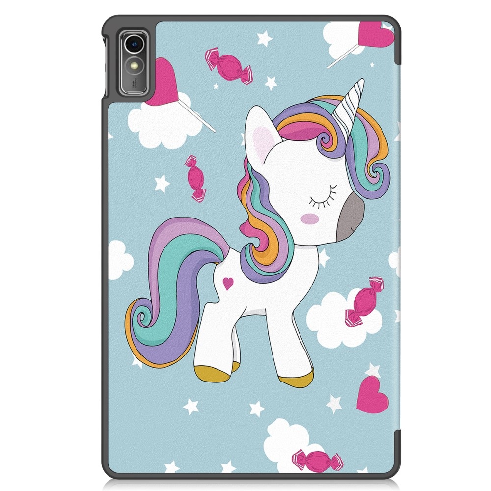 Nyomtatás intelligens záró tok Lenovo Tab M10 5G - egyszarvúhoz