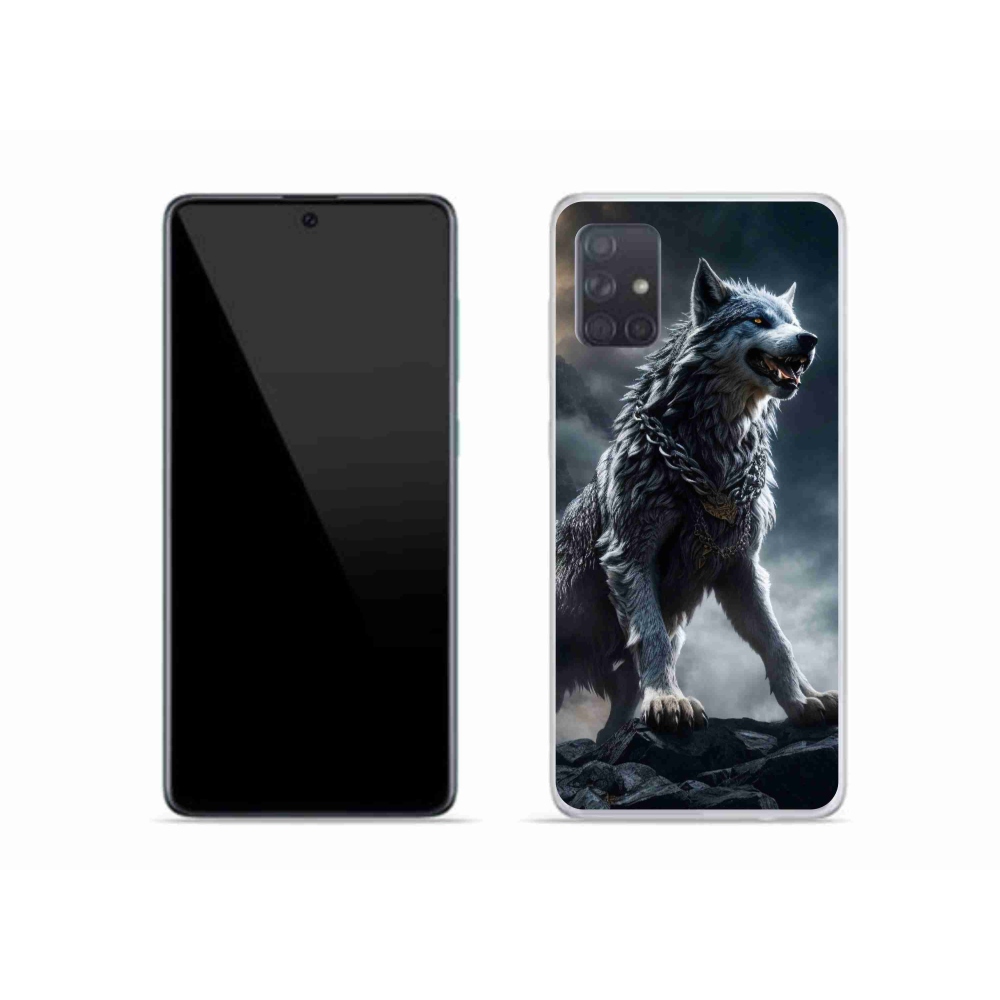 Zselés borítás mmCase Samsung Galaxy A51 - farkas 1