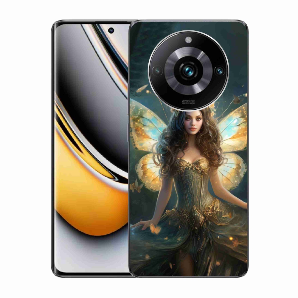 Gél borítás mmCase a Realme 11 Pro/11 Pro+ készülékhez - pillangó nő