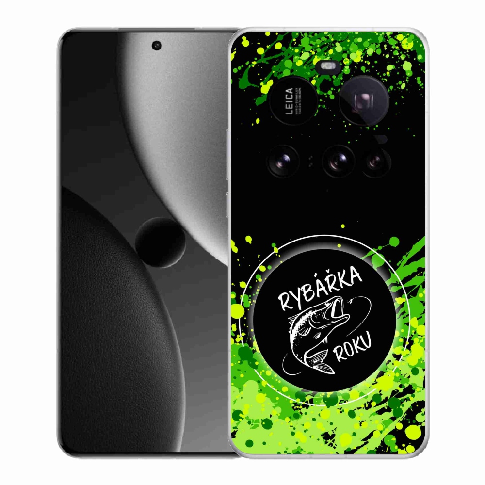 Gél borító mmCase a Xiaomi 15 Ultra - az év halászának fekete háttere