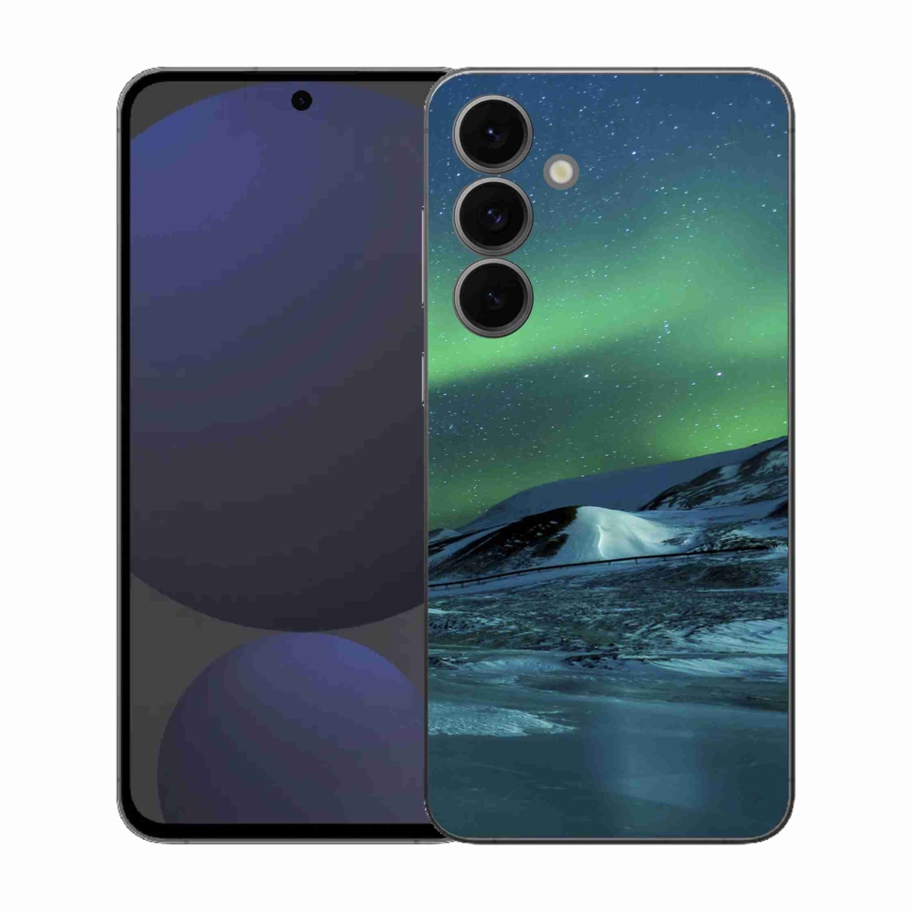 Gél borítás mmCase Samsung Galaxy S25 FE - sarki fény