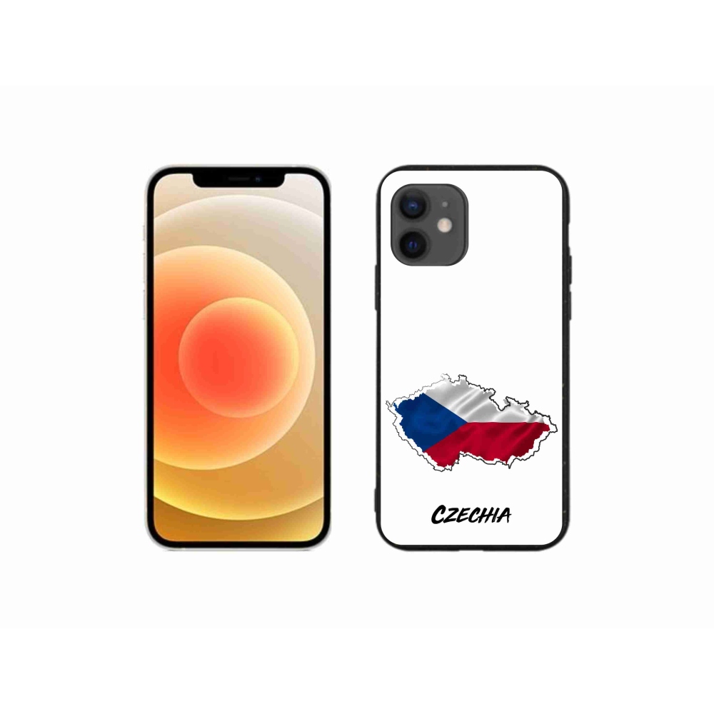 Gél borítás mmCase iPhone 12 mini készülékhez - Csehország fehér háttér