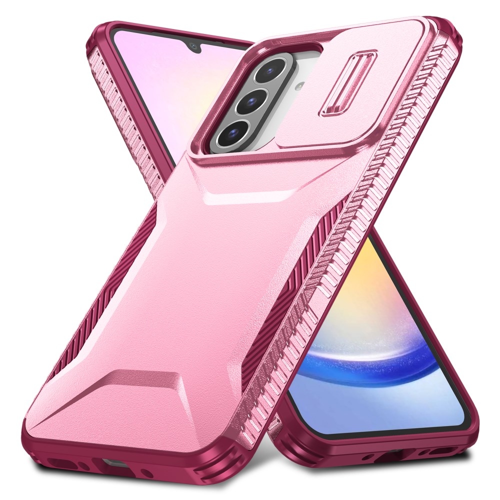 Csúszik tartós borítás Samsung Galaxy A26 5G - rózsaszín / bordó