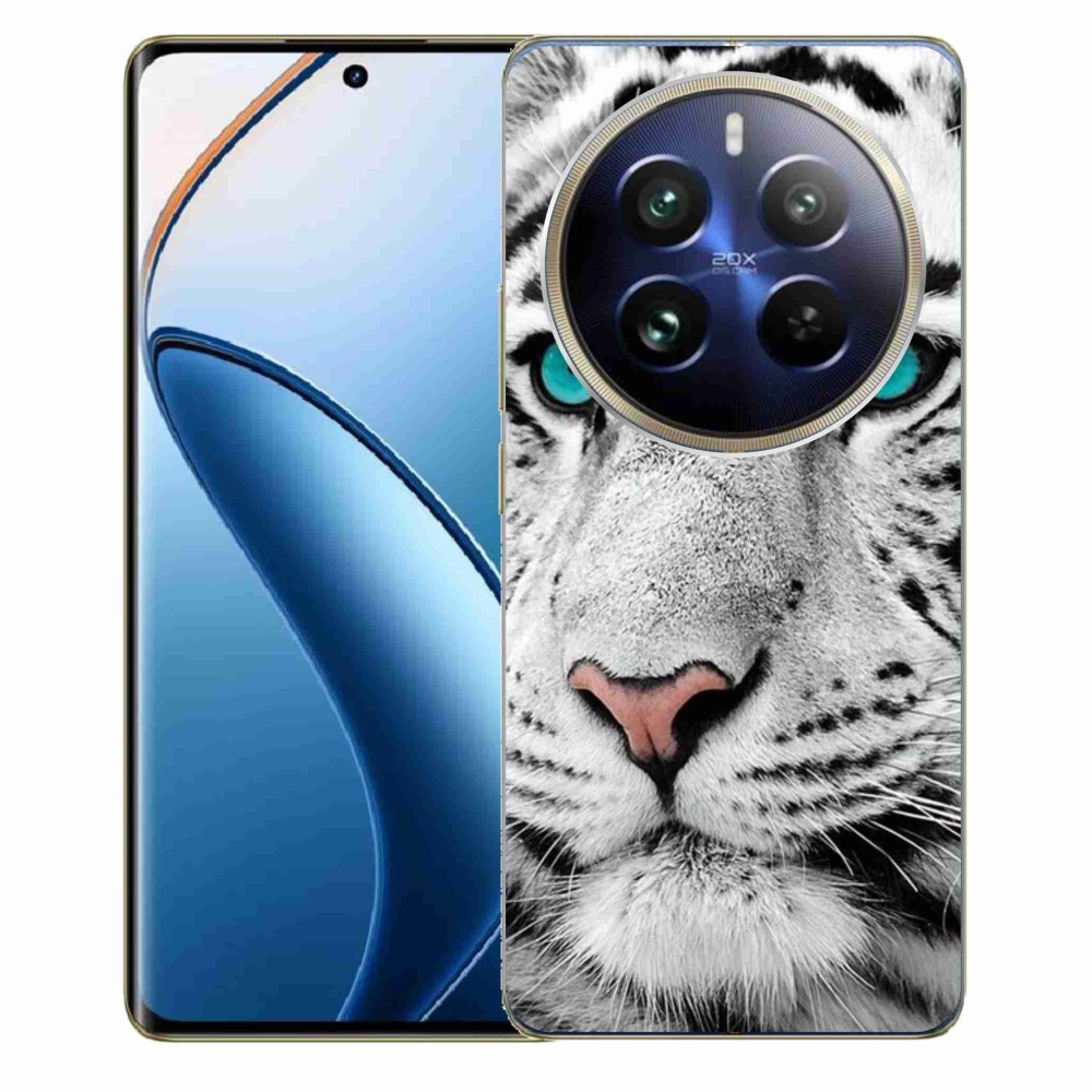 Gél borítás mmCase a Realme 12 Pro 5G/12 Pro+ 5G modellhez - fehér tigris