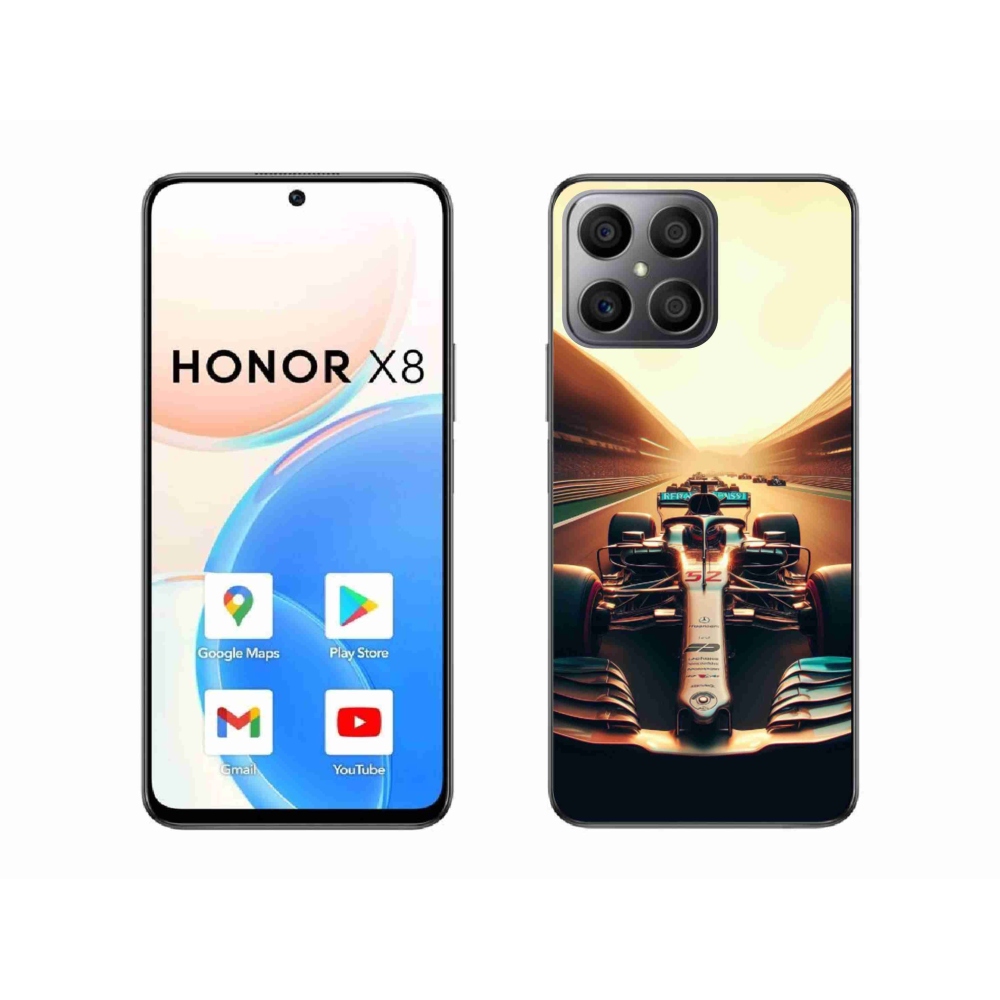 Zselés borítás mmCase a Honor X8 4G-hez - formula 1