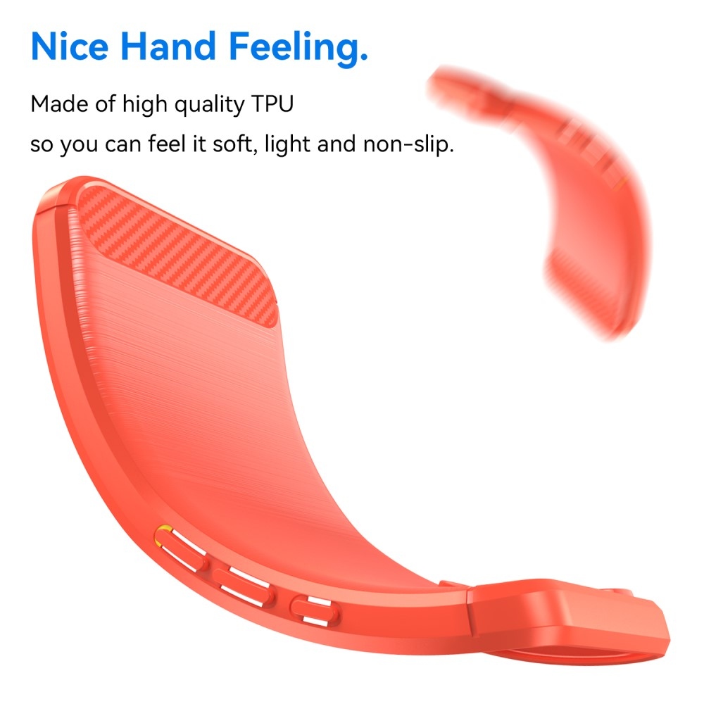 Szénálló zselés tok a Honor 400 Lite-hoz - piros