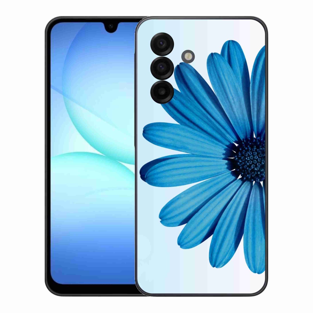 Gél védőhuzat mmCase Samsung Galaxy A17 4G/5G - kék margaréta