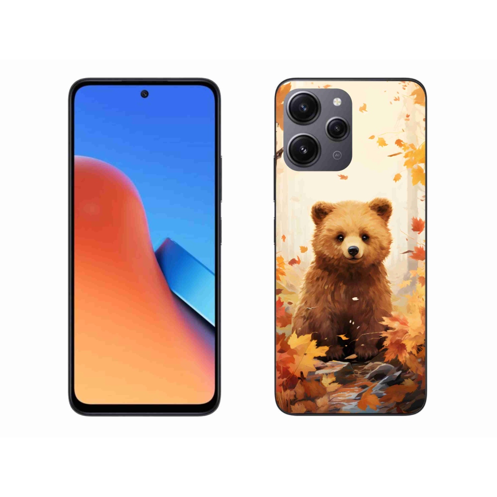 Gél borítás mmCase a Xiaomi Redmi 12-hez - medve az erdőben