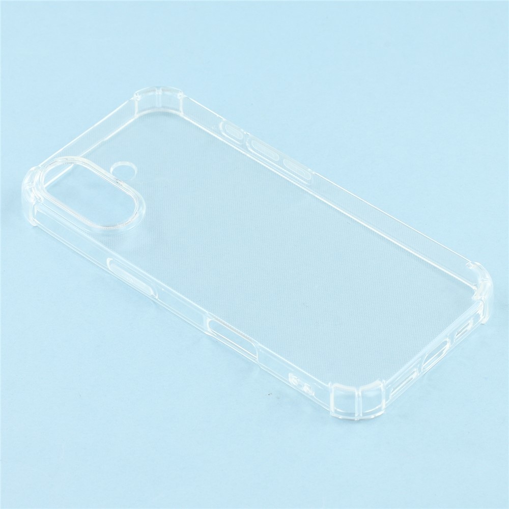 Átlátszó zselés tok megerősített sarkokkal iPhone 17 készülékhez