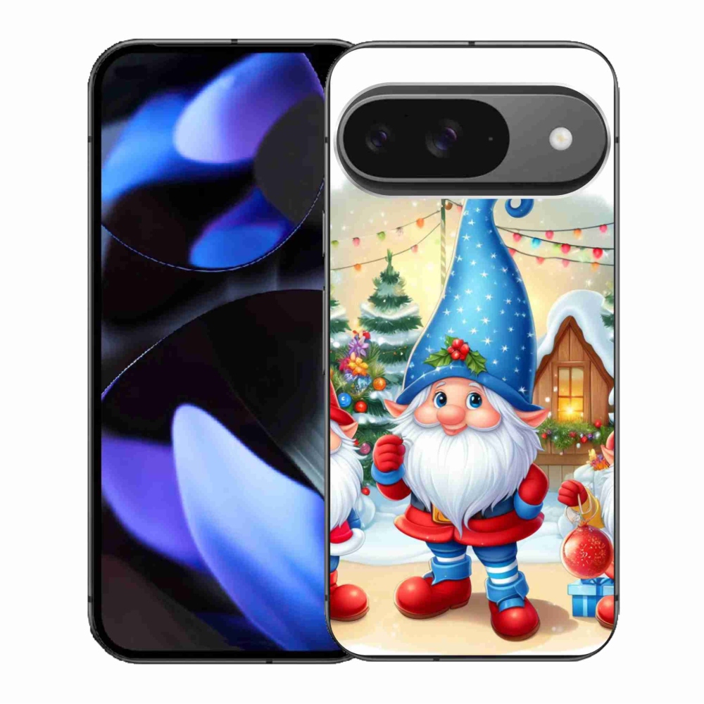 Gél borítás mmCase a Google Pixel 9/9 Pro számára - Karácsonyi manók