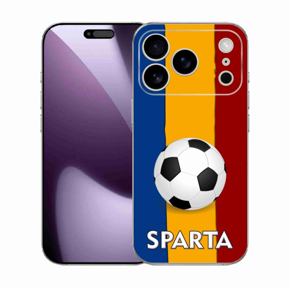 Zselés borítás mmCase iPhone 17 Pro készülékhez - futball 1