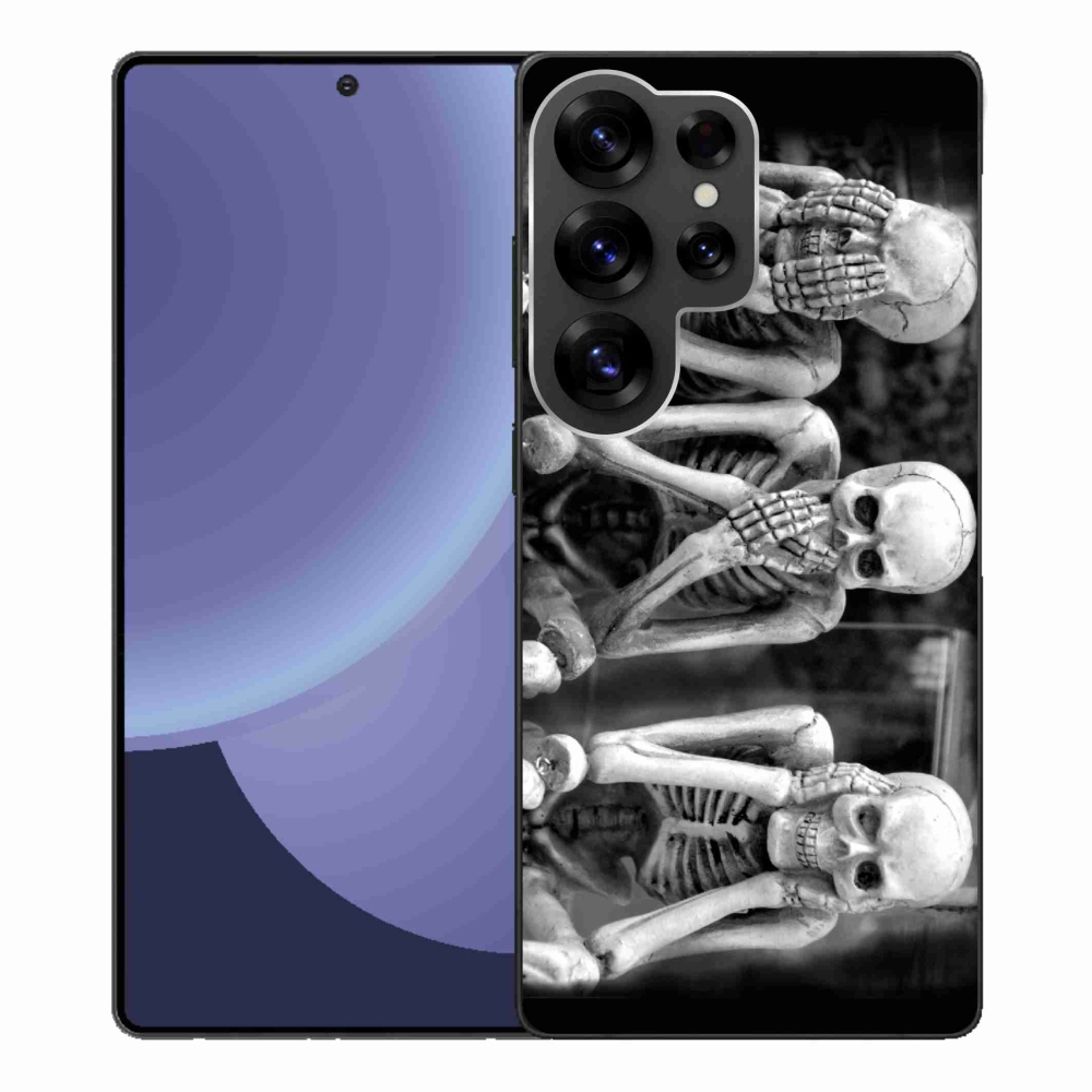 Zselés borítás mmCase Samsung Galaxy S25 Ultra - csontvázakhoz