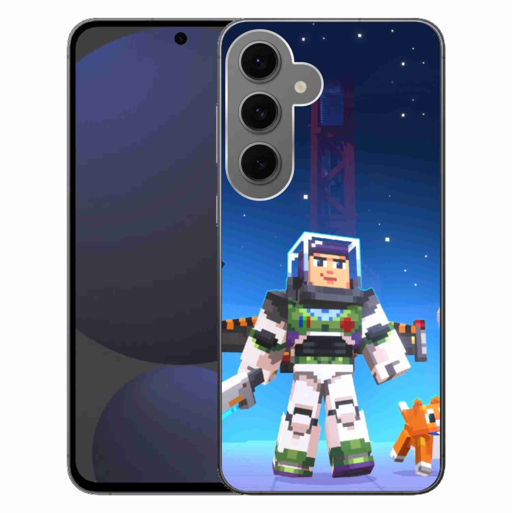 Gél védőhuzat mmCase Samsung Galaxy S24 FE - minecraft 2