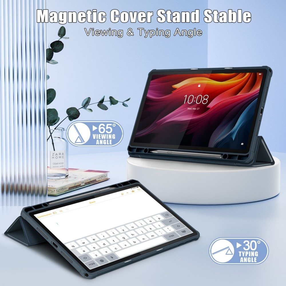 Ügyes záró tok Lenovo Tab K11 Plus táblagéphez - kék