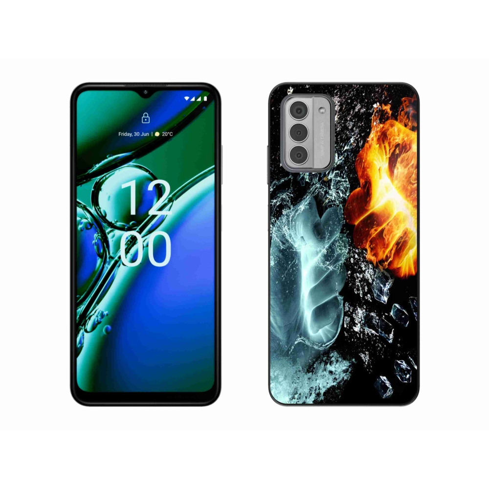 Zselés borítás mmCase a Nokia G42 készülékhez - víz és tűz