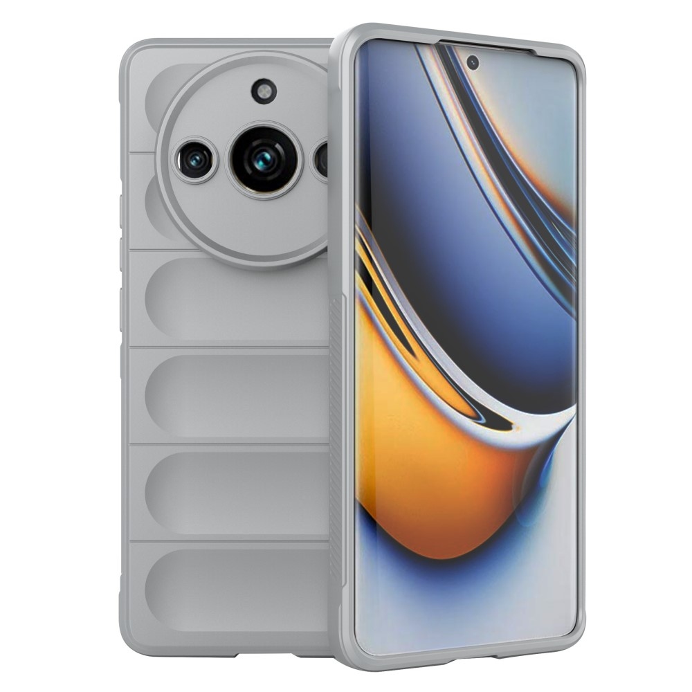 Ütésálló zselés tok a Realme 11 Pro 5G/11 Pro+ 5G készülékhez - világosszürke színű