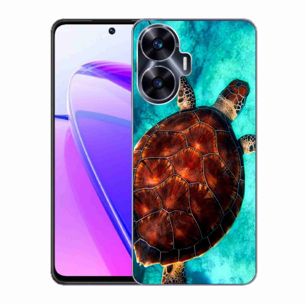 Gél borítás mmCase a Realme C55 készülékhez - teknősbéka