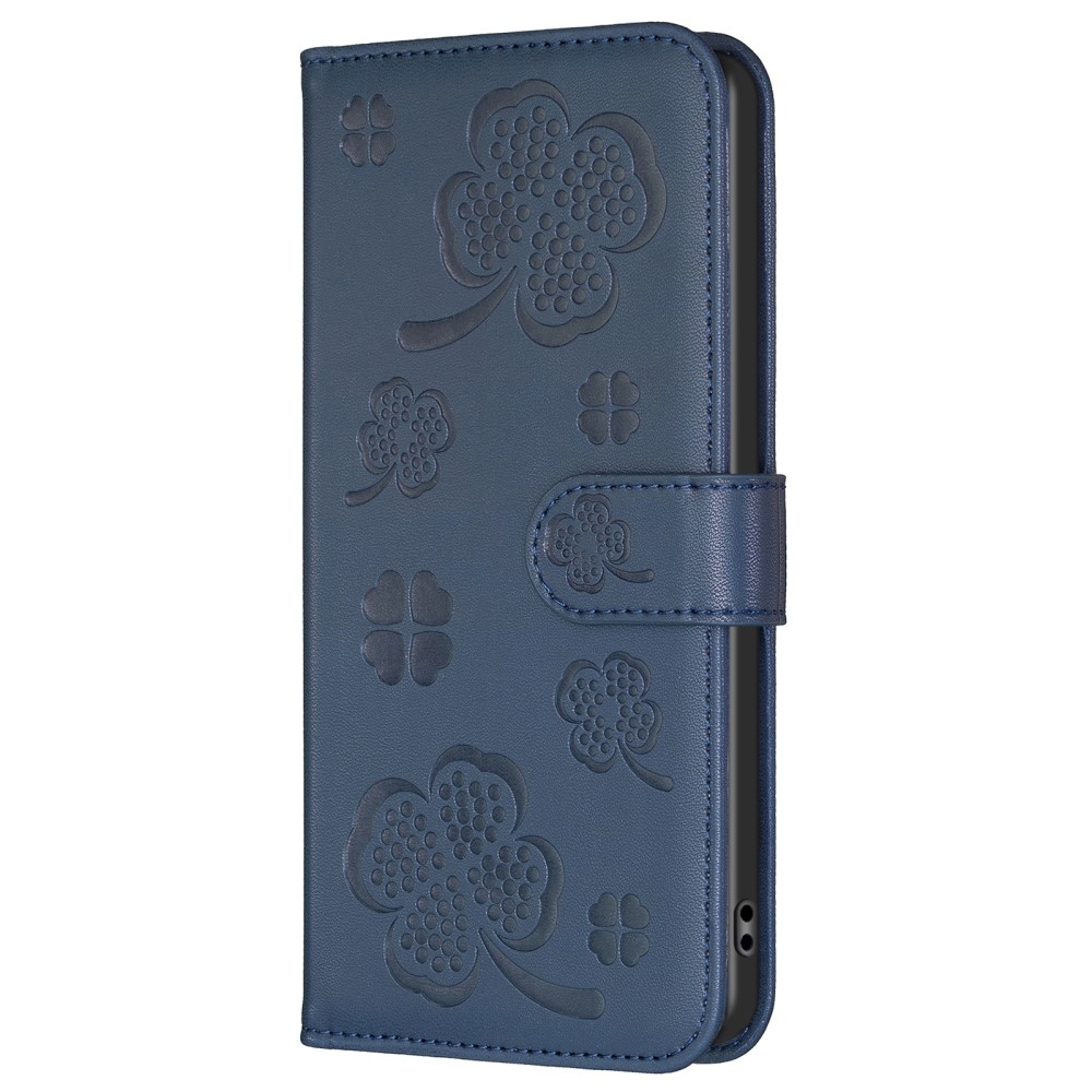 Clover könyv tok Samsung Galaxy A56 5G készülékhez - kék