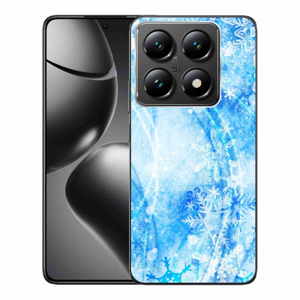 Gél borítás mmCase a Xiaomi 14T Pro számára - hópelyhek