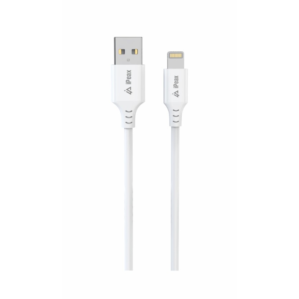 iPEAX TPU kábel USB-A / villám 1,5 m, USB 2.0 - fehér