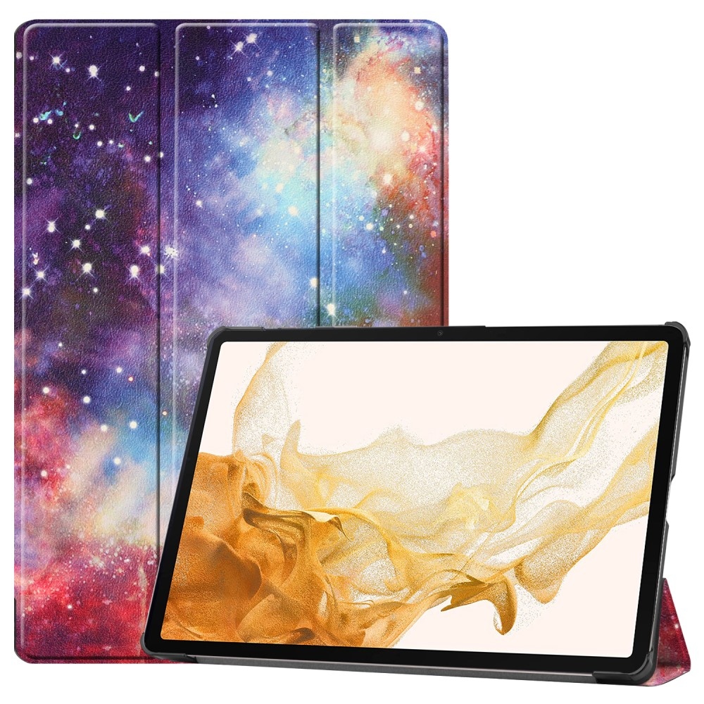 Nyomtatás intelligens záró tok Samsung Galaxy Tab S9+/Tab S10+ - space