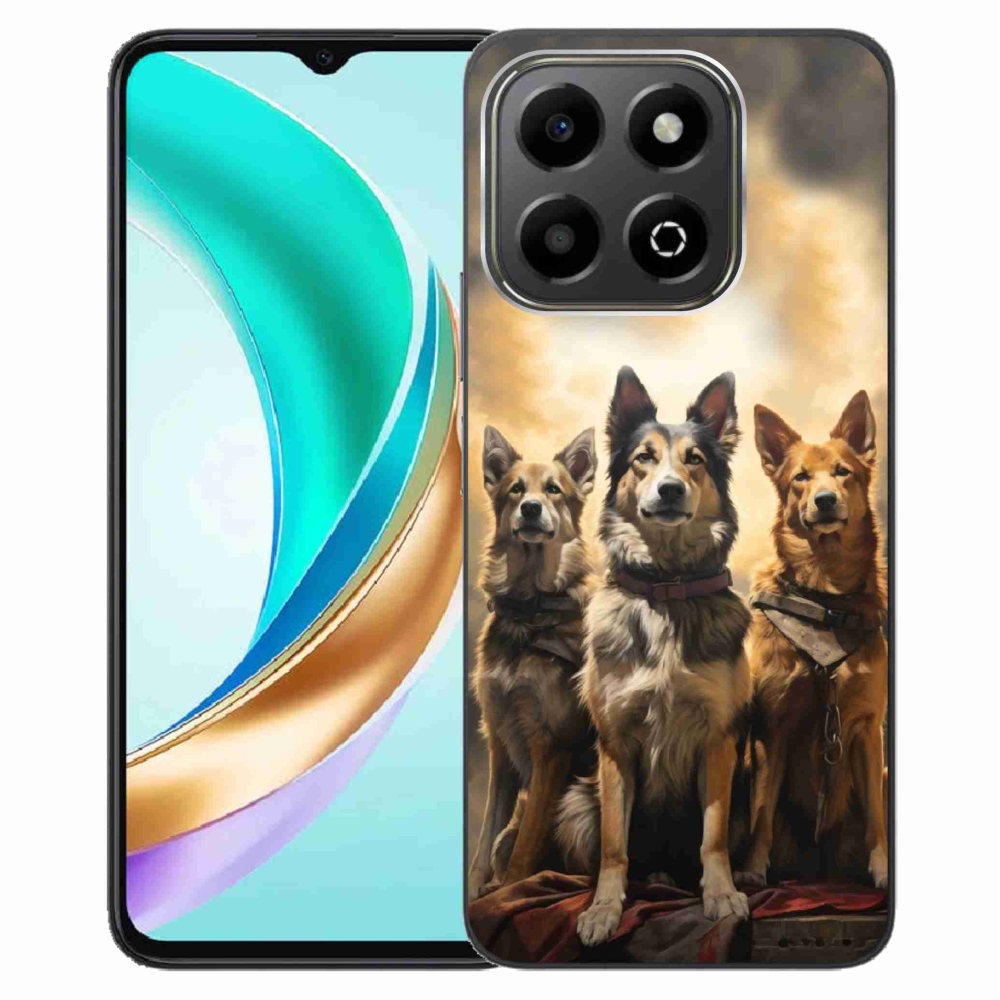 Zselés borítás mmCase a Honor X6b készülékhez - három kutya