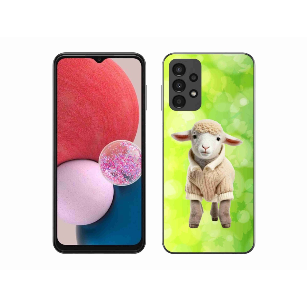 Gél borítás mmCase Samsung Galaxy A13 4G - bárányhús pulóverben