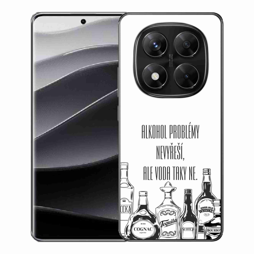 Gél borító mmCase a Xiaomi Redmi Note 14 Pro 5G/Poco X7 5G számára - vicces szöveg fehér háttérrel