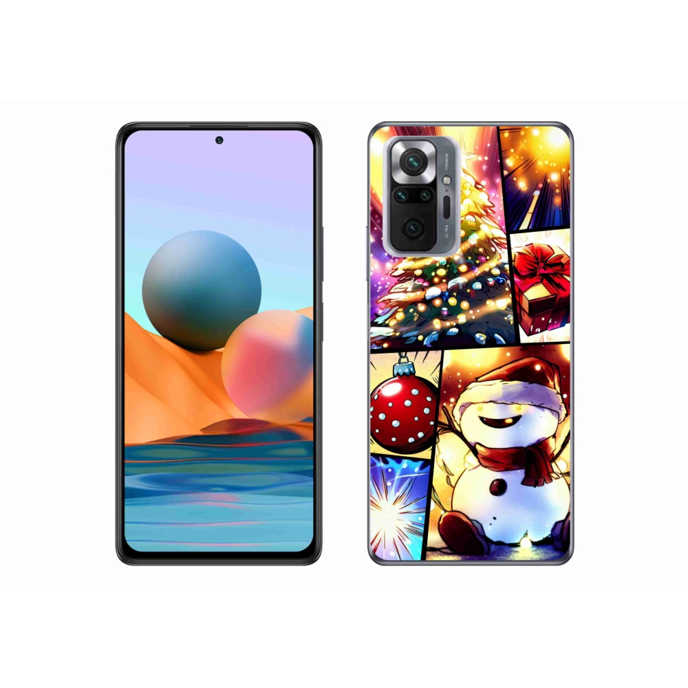 Gél borítás mmCase a Xiaomi Redmi Note 10 Pro készülékhez - karácsonyi motívumok 1