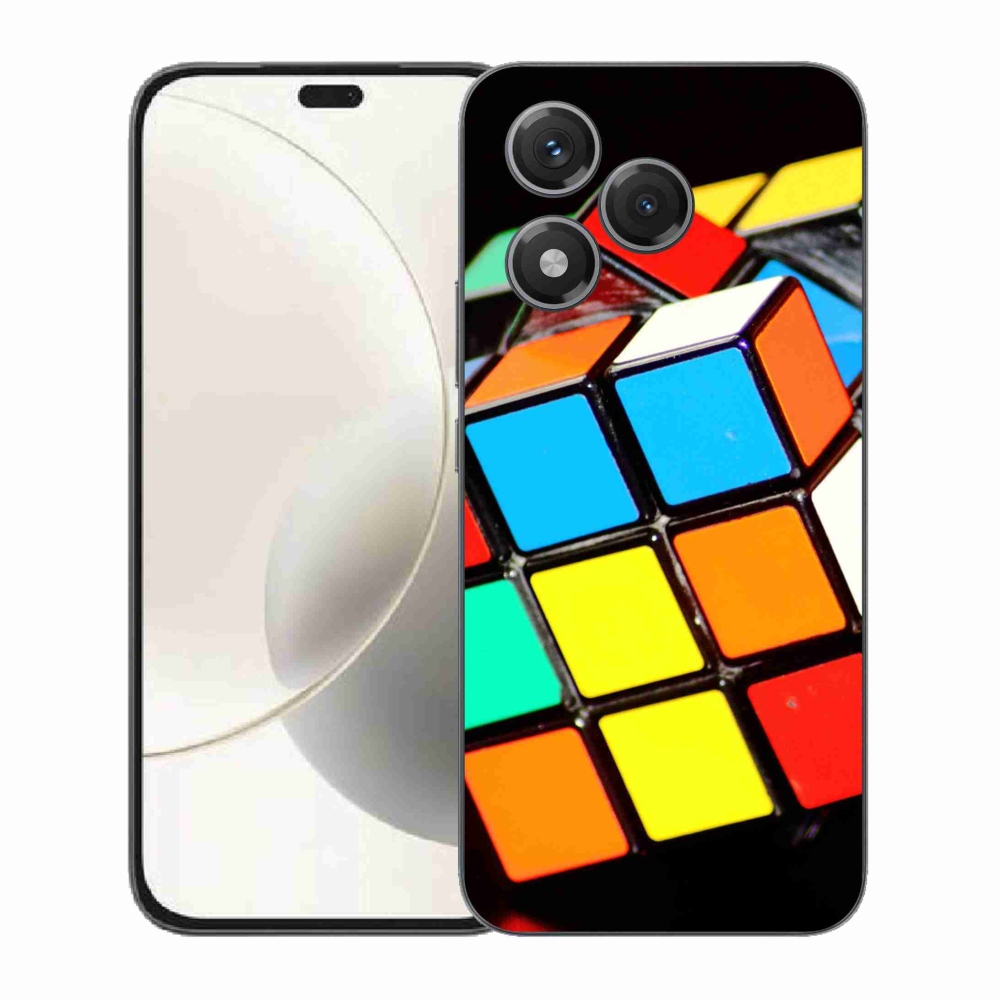 Zselés borítás mmCase a Honor 400 Lite-hoz - Rubik-kocka