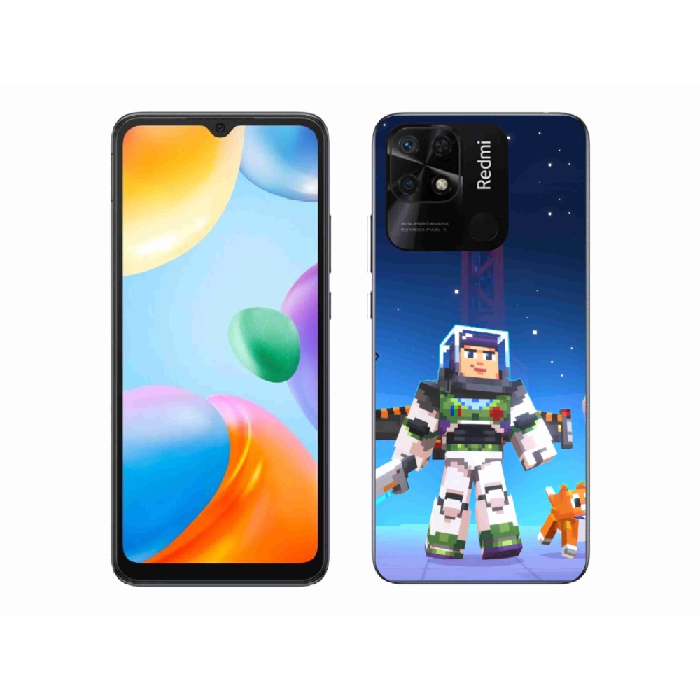Gél borító mmCase a Xiaomi Redmi 10C-hez - minecraft 2