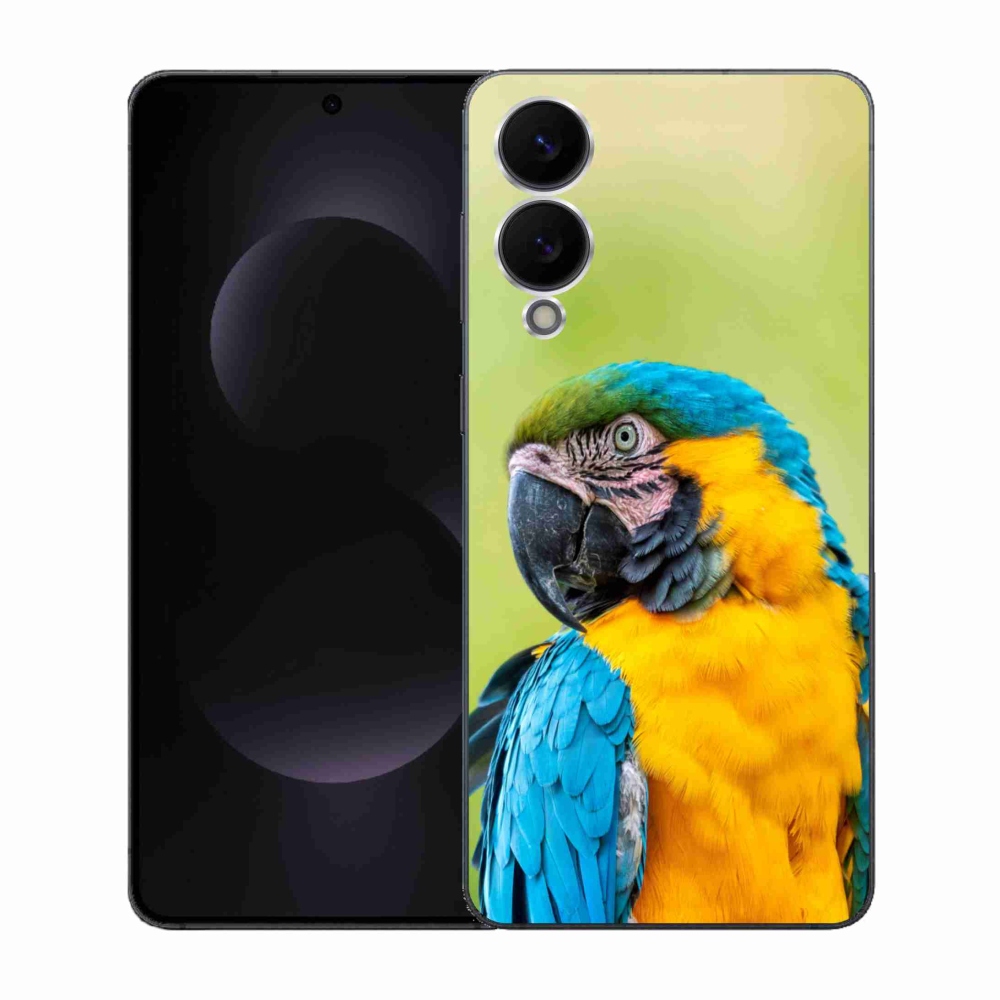 Gél borítás mmCase Samsung Galaxy S25 Edge készülékhez - papagáj ara 2