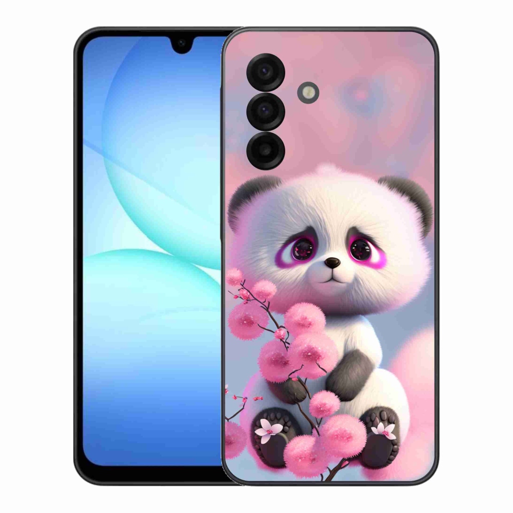 Gél borítás mmCase Samsung Galaxy A17 4G/5G - aranyos panda 1