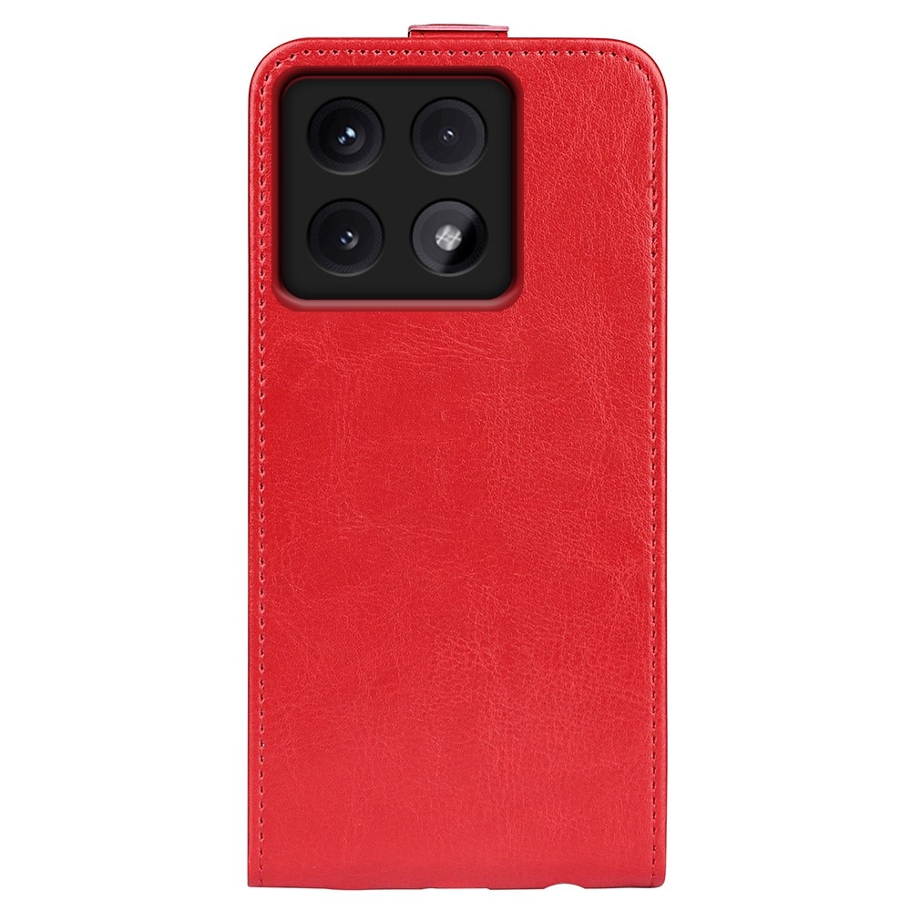 Függőleges könyvtáska Xiaomi 14T Pro-hoz - piros