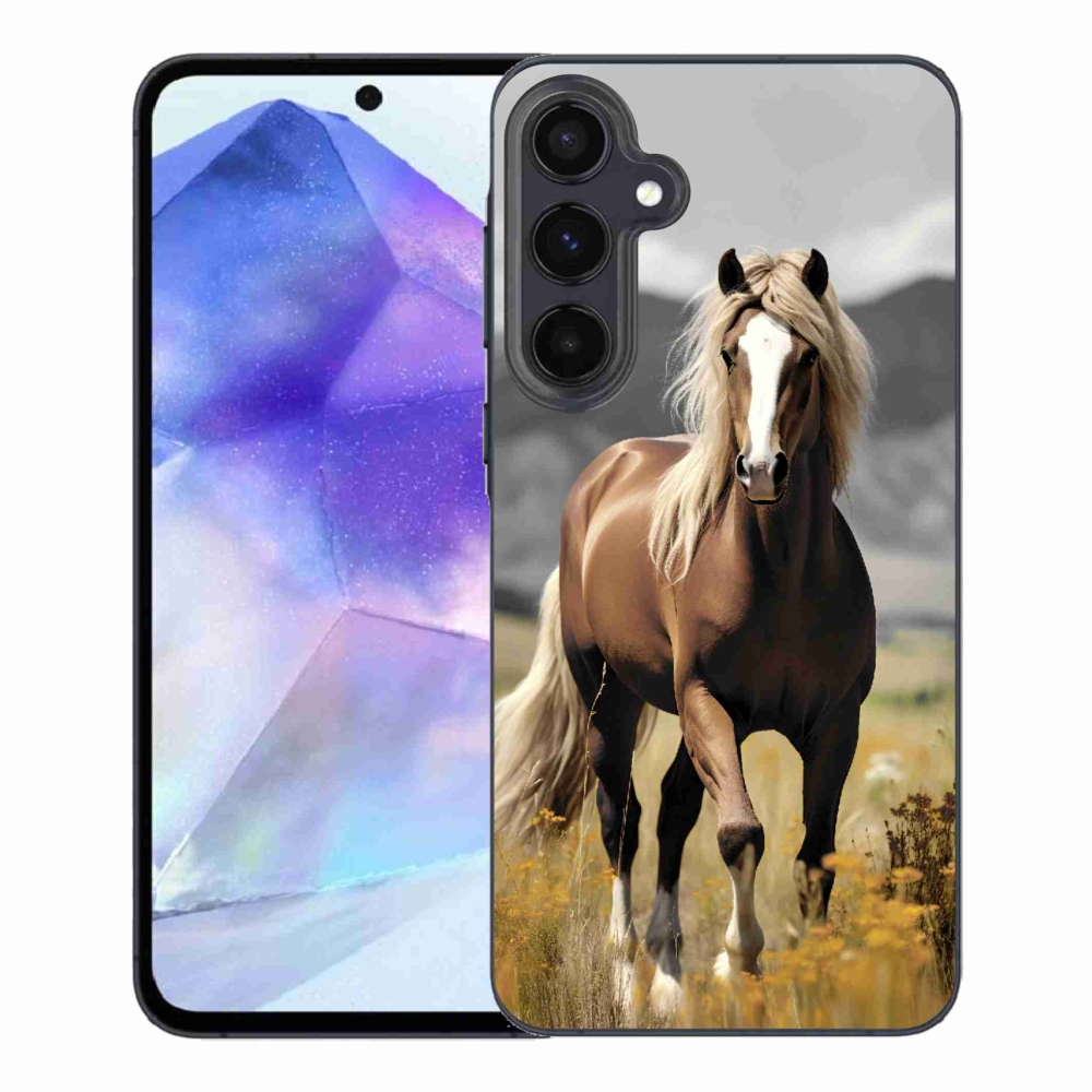 Zselés borítás mmCase Samsung Galaxy A55 5G - barna ló 1