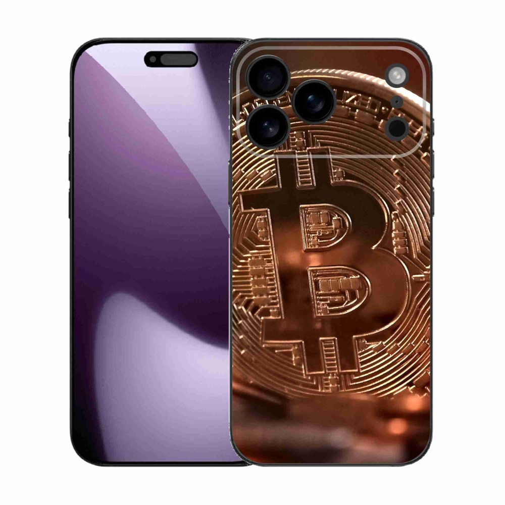 Gél borítás mmCase iPhone 17 Pro Max készülékhez - bitcoin