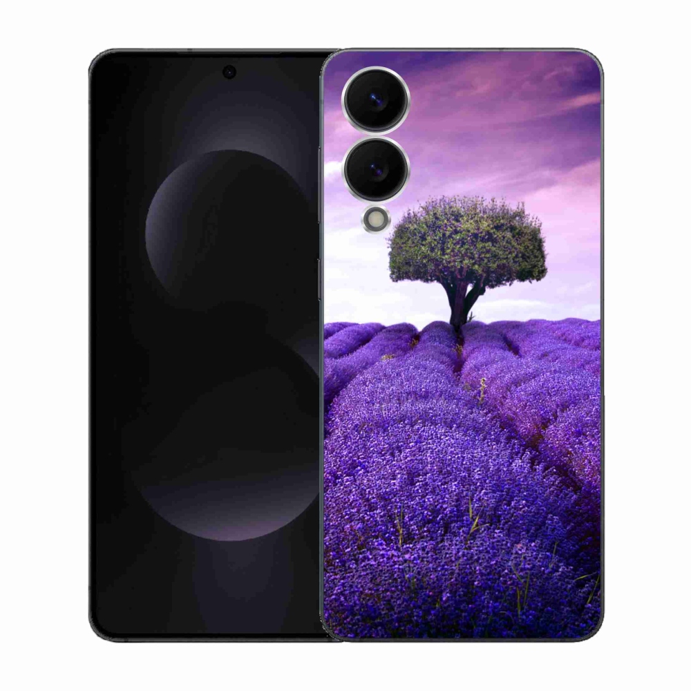 Gél védőhuzat mmCase Samsung Galaxy S25 Edge készülékhez - levendula rét