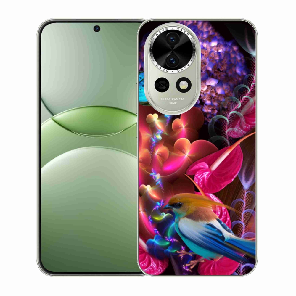 Gél borító mmCase a Huawei Nova 13 5G készülékhez - színes virágok