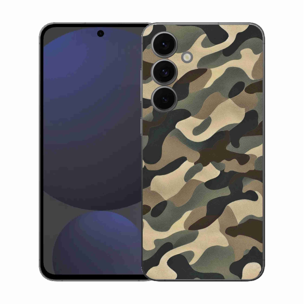 Zselés borítás mmCase Samsung Galaxy S25 FE készülékhez - terepszínű minta 11