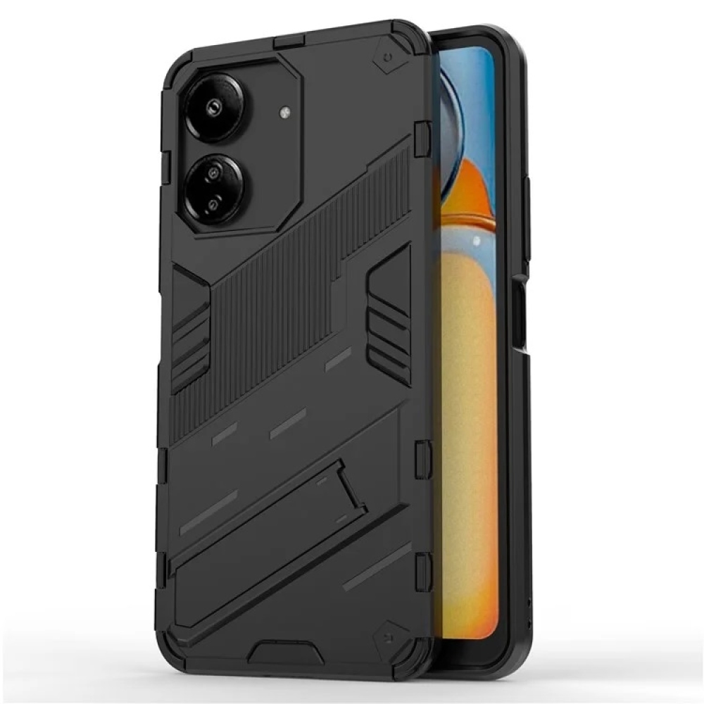 Tartós védőburkolat Xiaomi Poco C65/Redmi 13C 4G/5G készülékhez - fekete