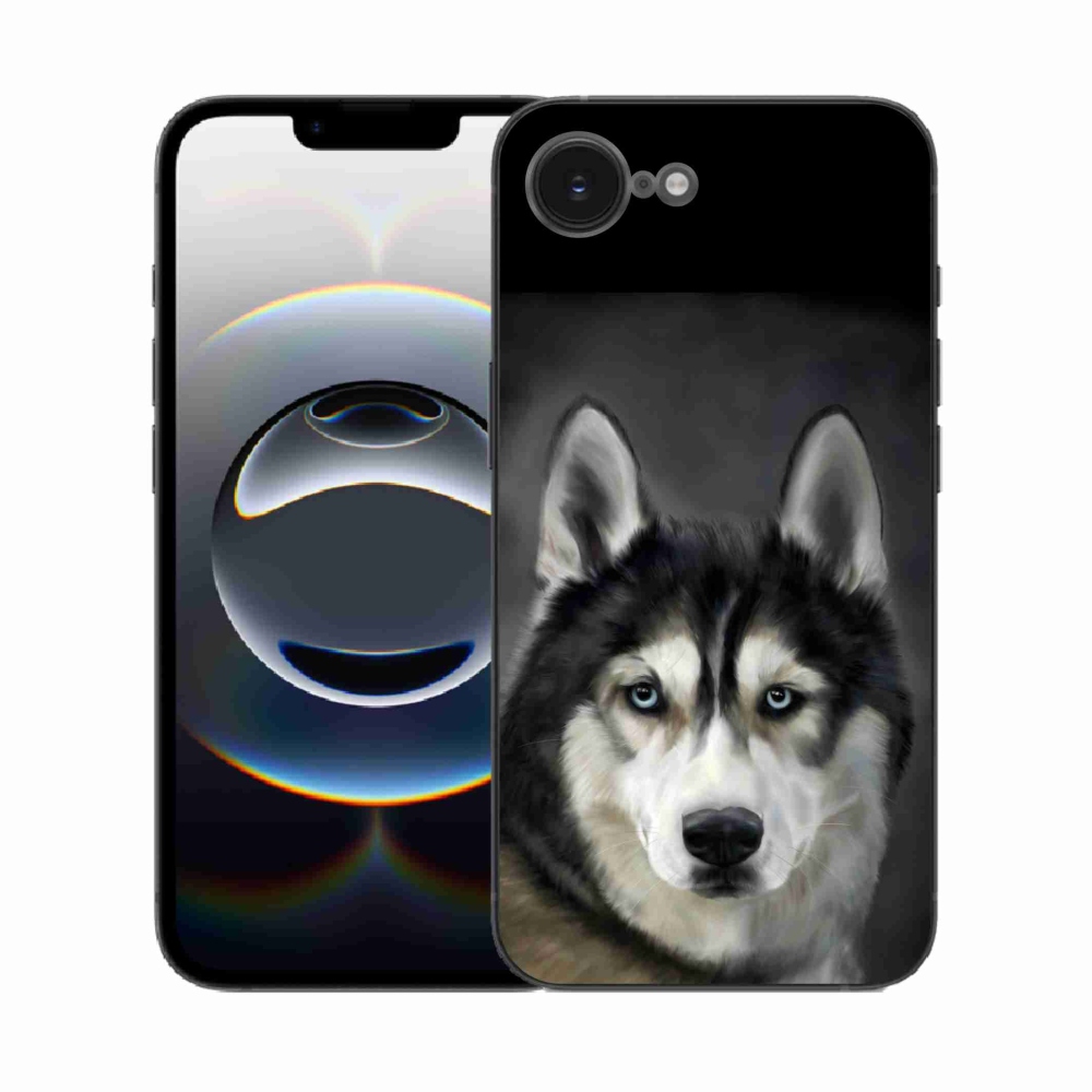 Zselés borítás mmCase iPhone 16e készülékhez - husky