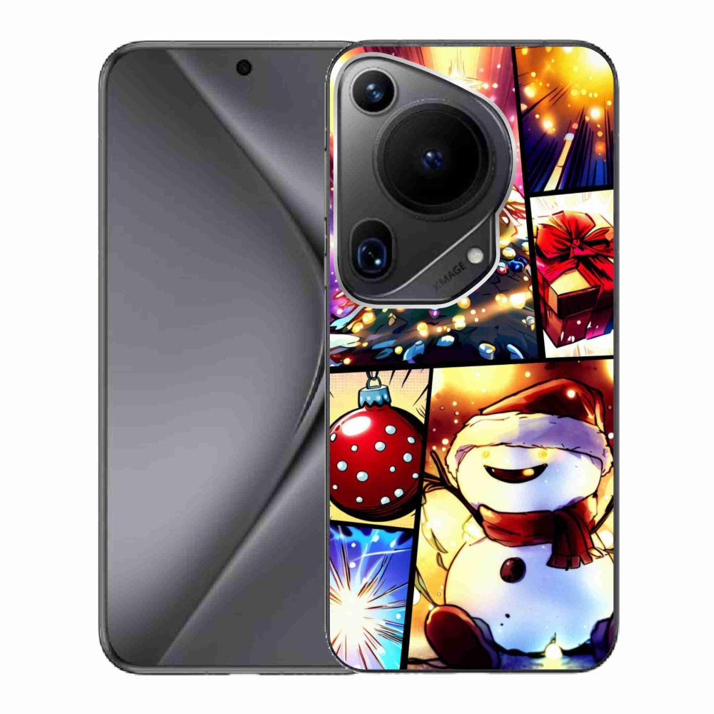 Gél borító mmCase a Huawei Pura 70 Ultra készülékhez - karácsonyi motívumok 1