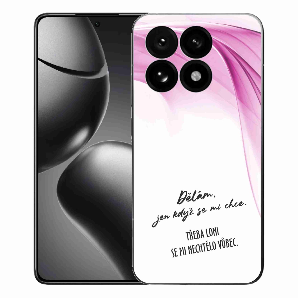 Gél borító mmCase a Xiaomi 15T-hez - vicces szöveg 12 fehér háttérrel