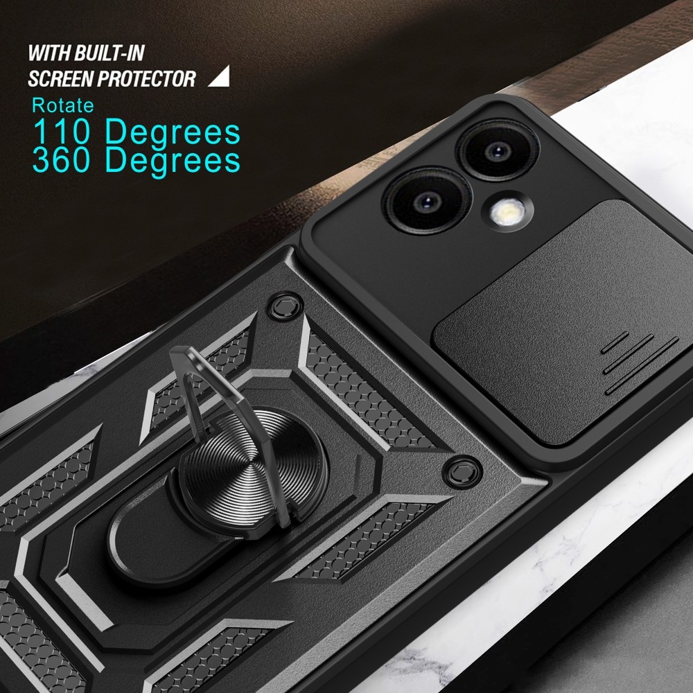 Csúszásálló borítás Samsung Galaxy A06 4G készülékhez - fekete