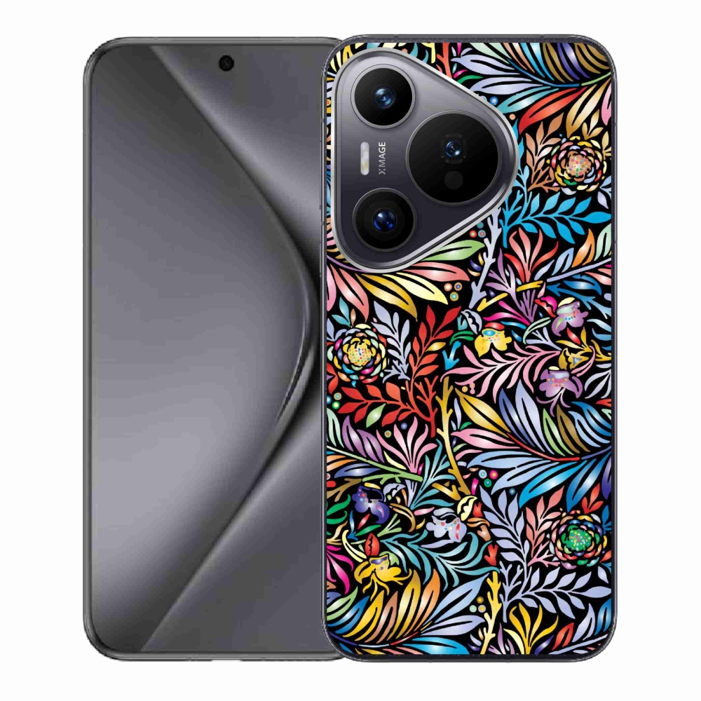 Zselés borító mmCase a Huawei Pura 70 - virágokhoz 5