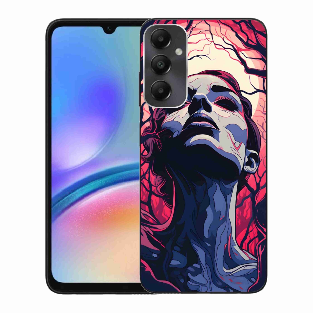 Gél borítás mmCase Samsung Galaxy A05s - absztrakt arc