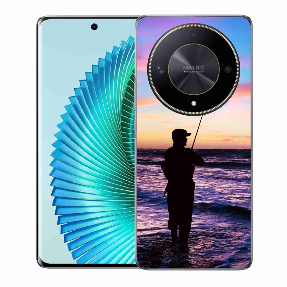 Zselés borítás mmCase a Honor Magic 6 Lite 5G számára - halászat 1