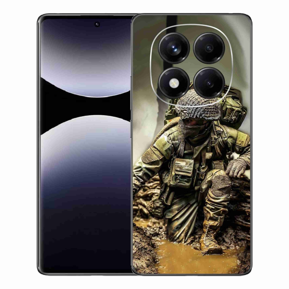 Gél borítás mmCase a Xiaomi Redmi Note 14 Pro számára - katonásabb