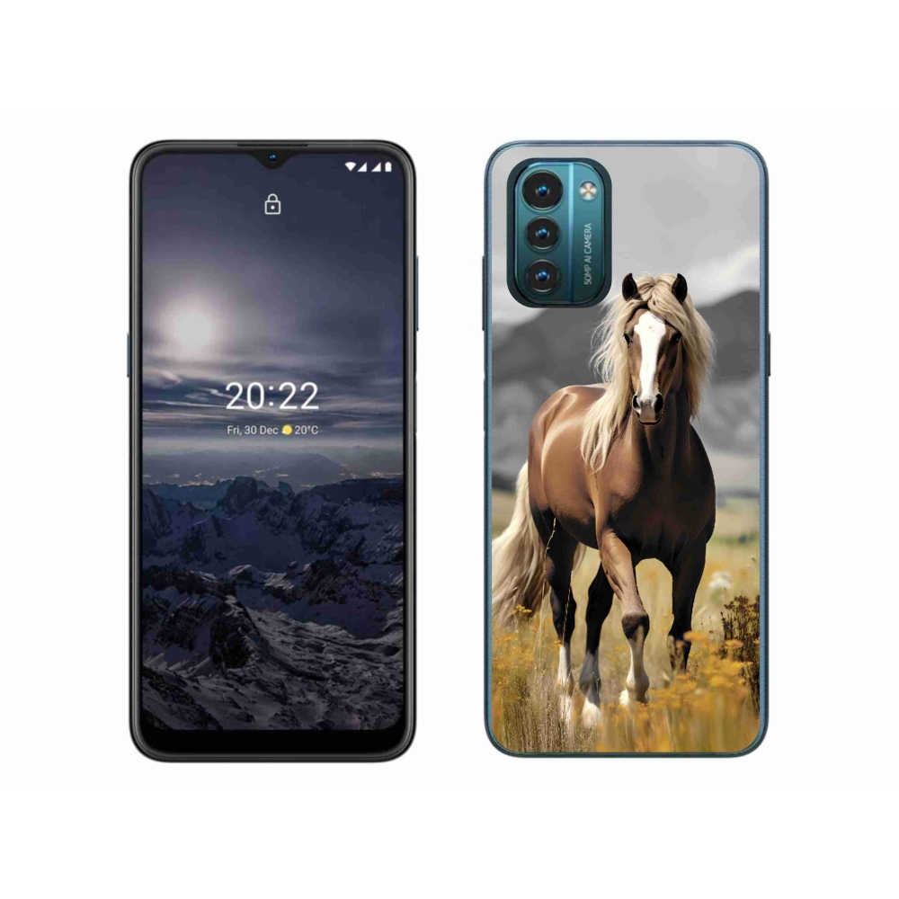 Zselés tok mmCase a Nokia G11/G21 készülékhez - barna ló 1