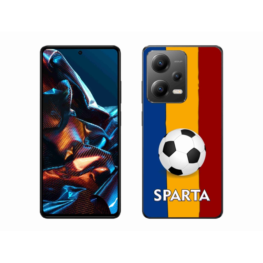 Gél borítás mmCase a Xiaomi Redmi Note 12 Pro 5G-hez - futball 1